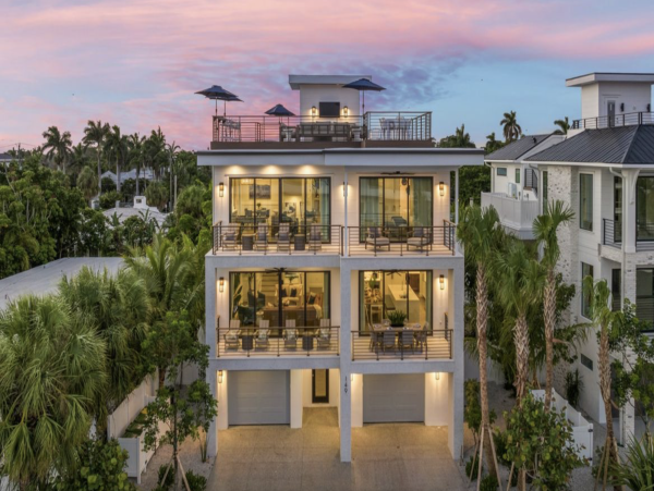 Luxury Lido Key Vacation Rental  Sarasota Beachfront Home with Rooftop Deck & Pool